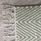 Homeroots 2 x 4 ft. Green & White Chevron Striped Area Rug 396099 - alternate 3